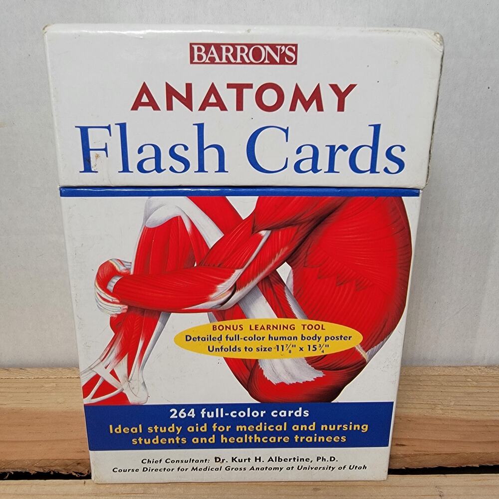 Barron's Anatomy Flash Cards